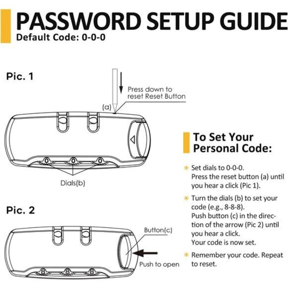 Black smell proof lock bag with combination travel medicine storage lunch organi - Picture 4 of 7